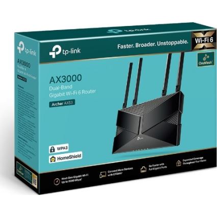TP-Link - Dualband Gigabit Wi‑Fi 6-router Archer AX53