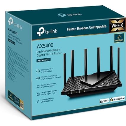 TP-Link - Dualband gigabit Wi‑Fi 6-router