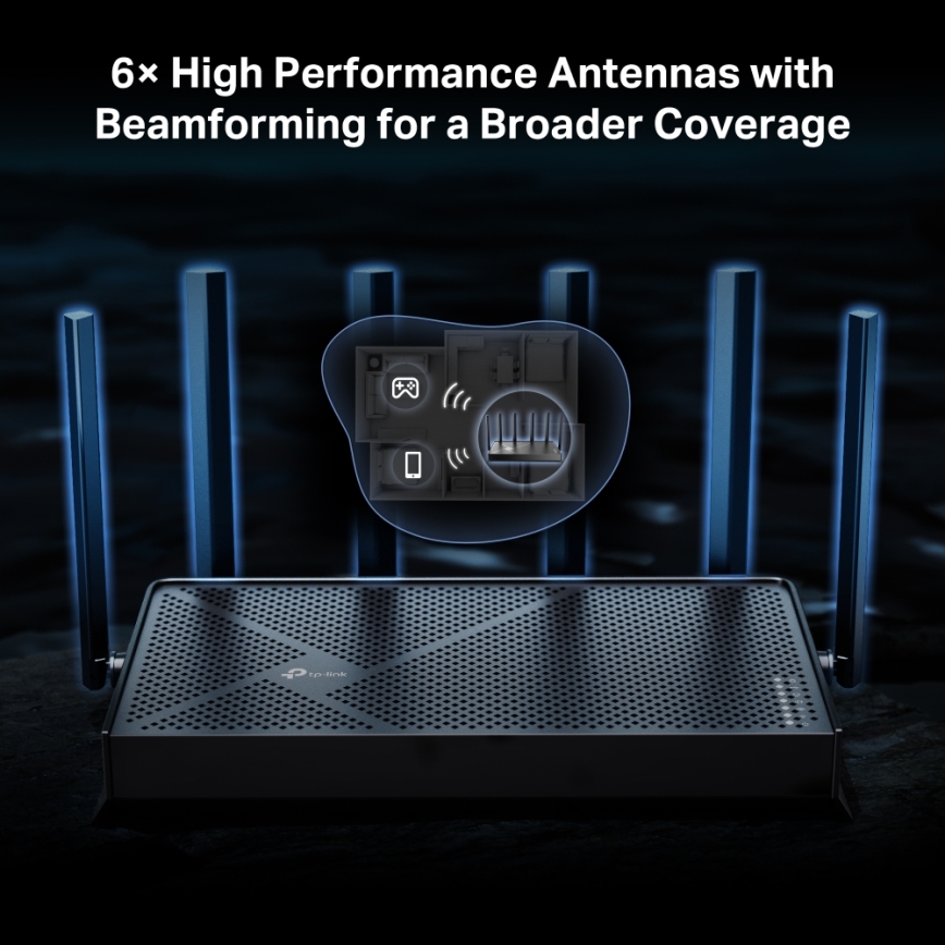 TP-Link - Dualband Wi‑Fi 7-router Archer BE400