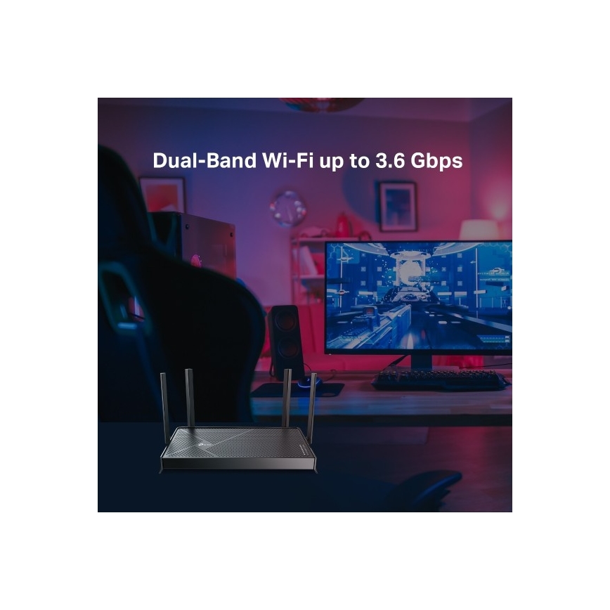 TP-Link - Dualband Wi‑Fi 7-router