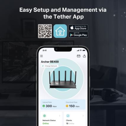 TP-Link - Dualband Wi‑Fi 7-router