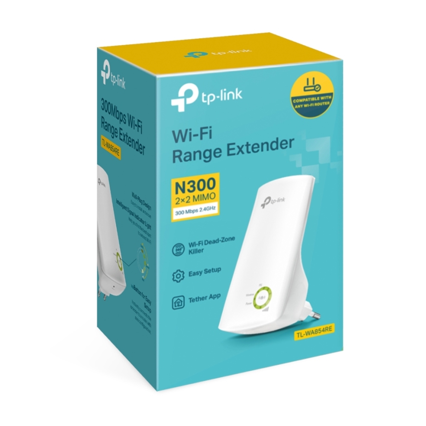 TP-Link - Eénbandige Wi‑Fi 4 range extender N300