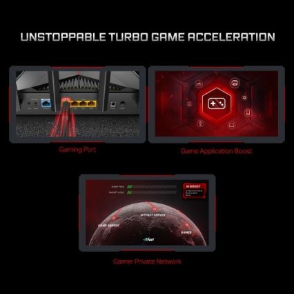 TP-Link - Gaming dualband Wi-Fi 7-router Archer GE230