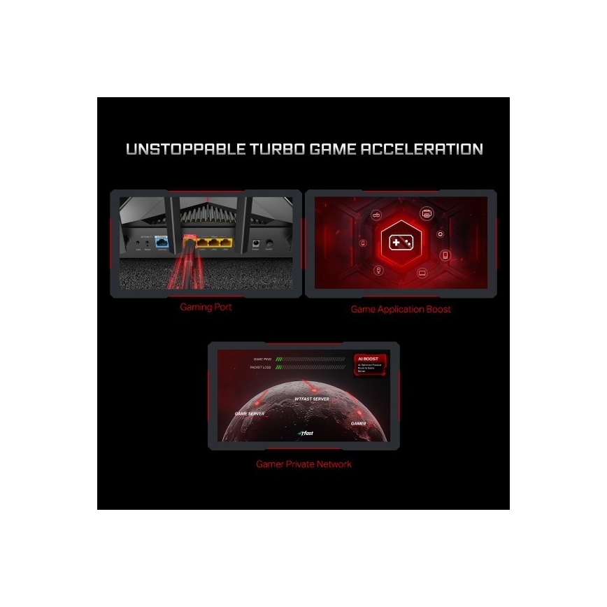 TP-Link - Gaming dualband Wi-Fi 7-router Archer GE230