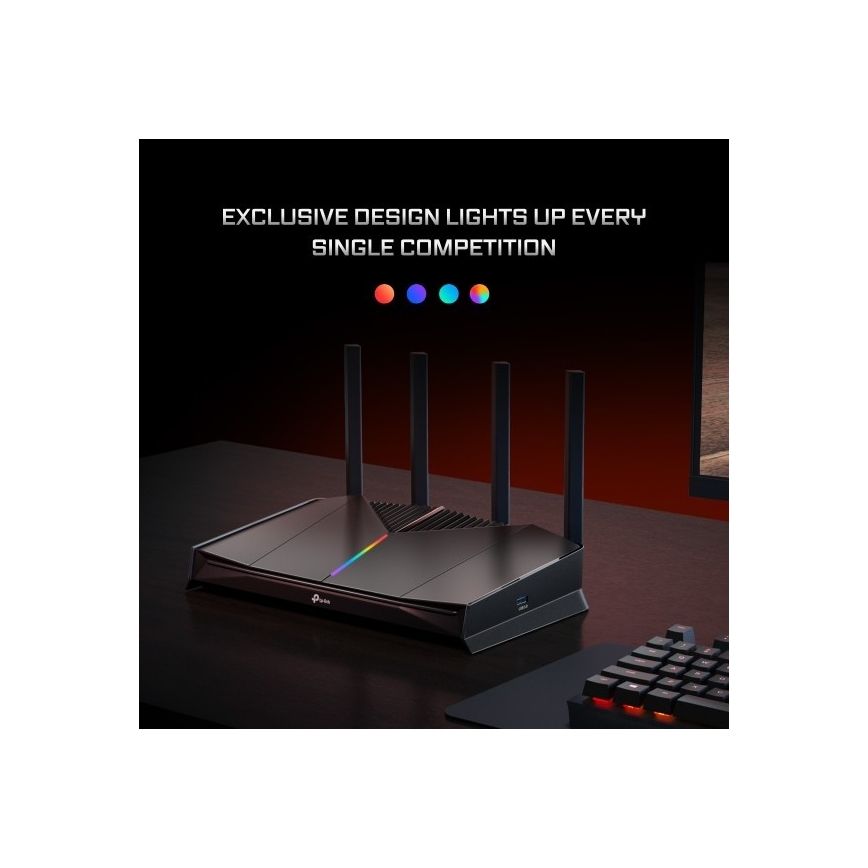 TP-Link - Gaming dualband Wi-Fi 7-router Archer GE230