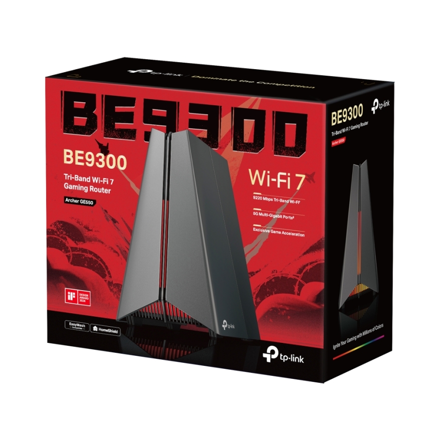 TP-Link - Gaming tri-band Wi‑Fi 7-router Archer GE550