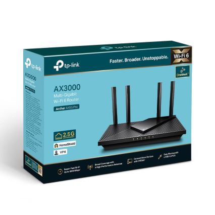 TP-Link - Multi-Gigabit Wi-Fi 6-router