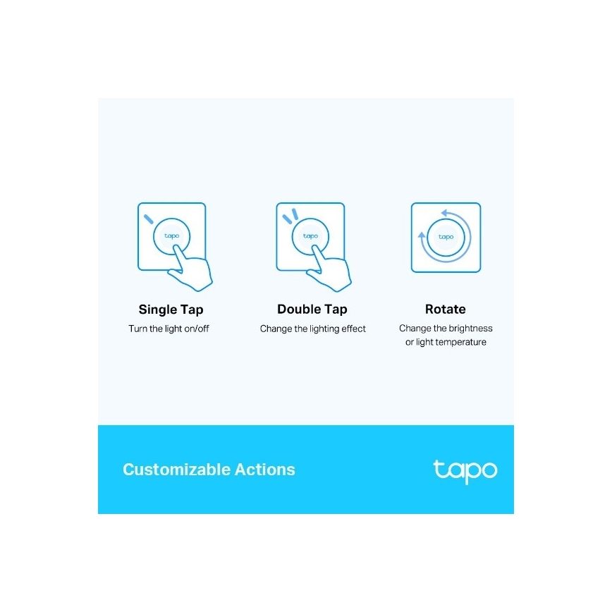 TP-Link - Slimme aanraakdimmer 1xCR2032 Wi-Fi