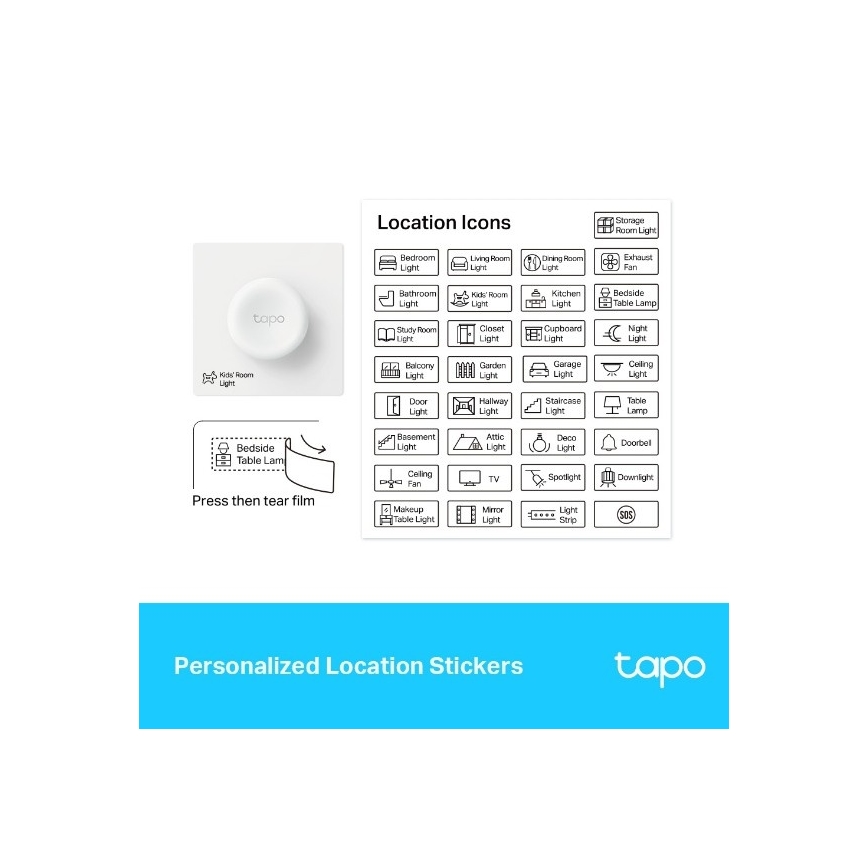 TP-Link - Slimme aanraakdimmer 1xCR2032 Wi-Fi