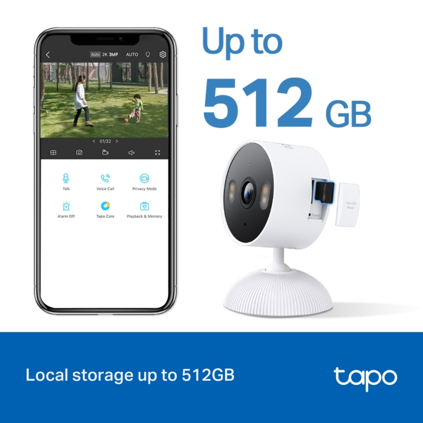 TP-Link - Slimme buitencamera 3MP 5V Wi-Fi
