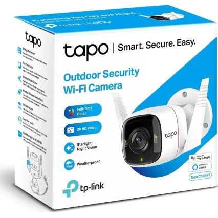 TP-Link - Slimme buitencamera IP66 Wi-Fi Tuya