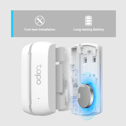 TP-Link - Slimme contactsensor 1xCR2032 Wi-Fi