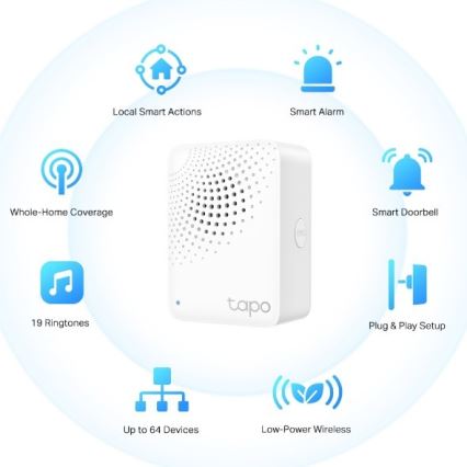 TP-Link - Slimme Matter Wi-Fi-hub Tapo H100