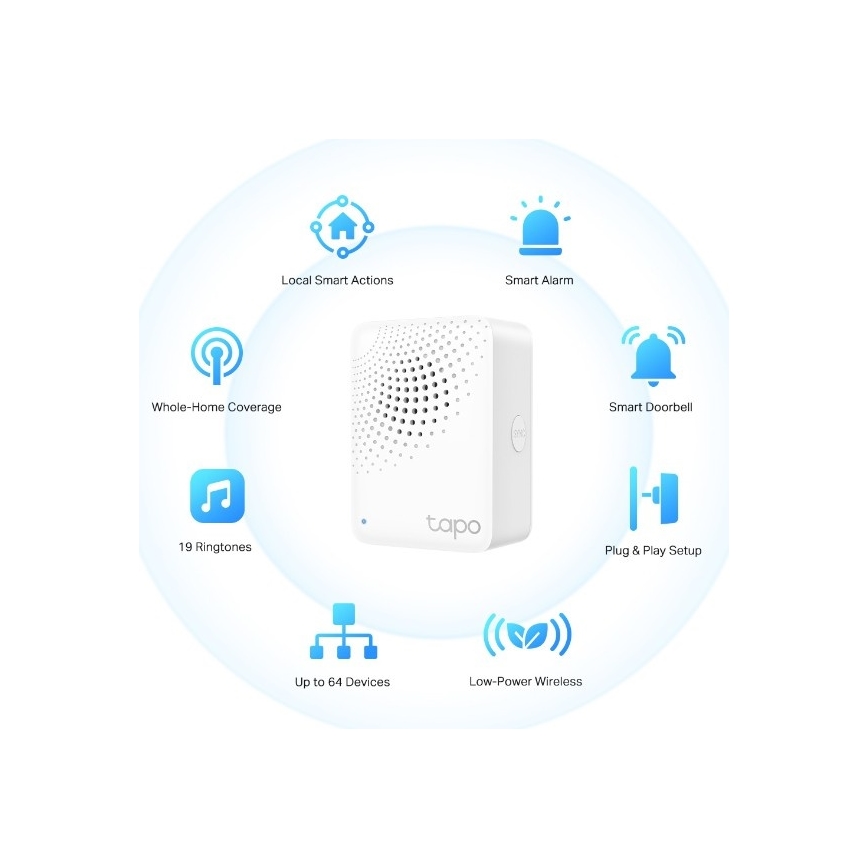 TP-Link - Slimme Matter Wi-Fi-hub Tapo H100