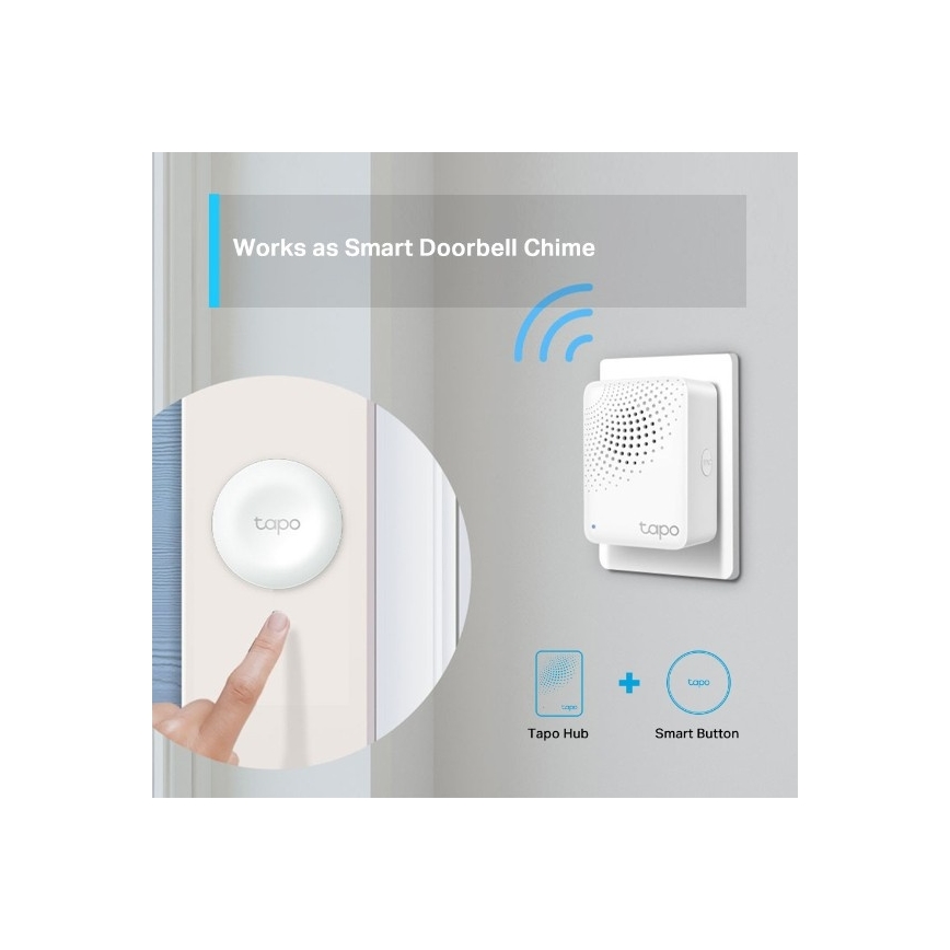 TP-Link - Slimme Matter Wi-Fi-hub Tapo H100