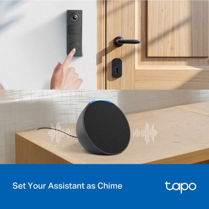 TP-Link - Slimme mini videodeurbel Wi-Fi