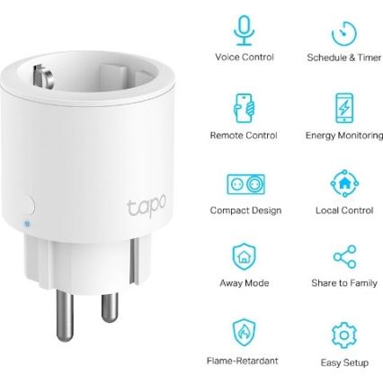 TP-Link - Slimme stekker F 3680W Wi-Fi