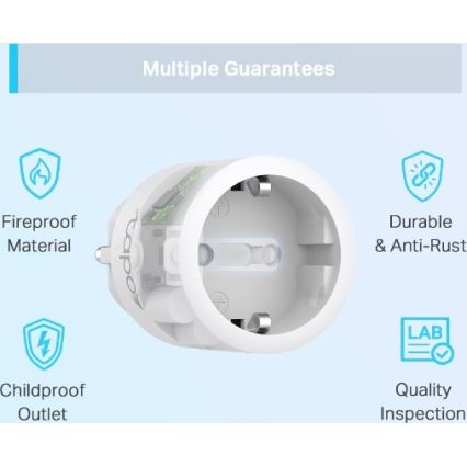 TP-Link - Slimme stekker F 3680W Wi-Fi
