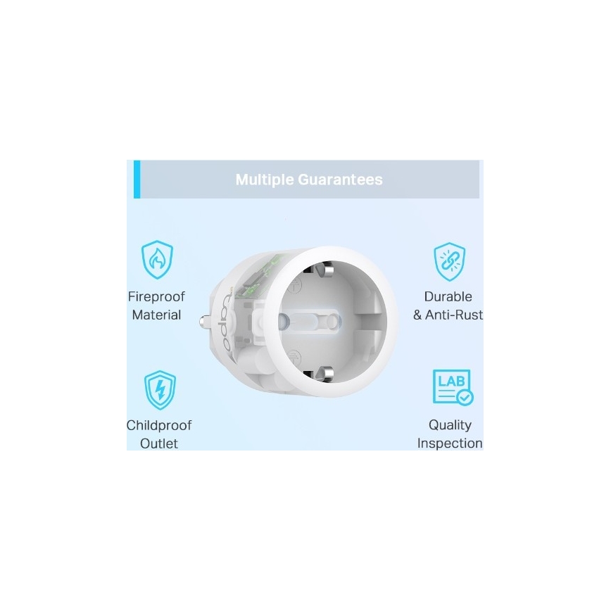 TP-Link - Slimme stekker F 3680W Wi-Fi