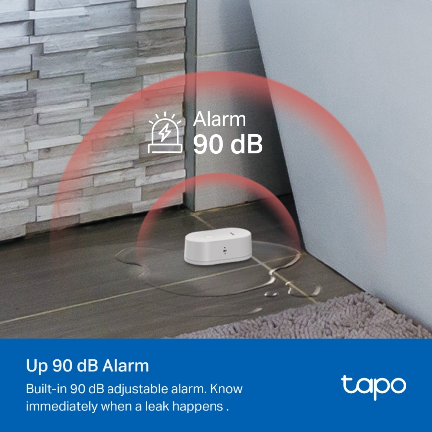TP-Link - Slimme waterleksensor 2x AAA Wi-Fi