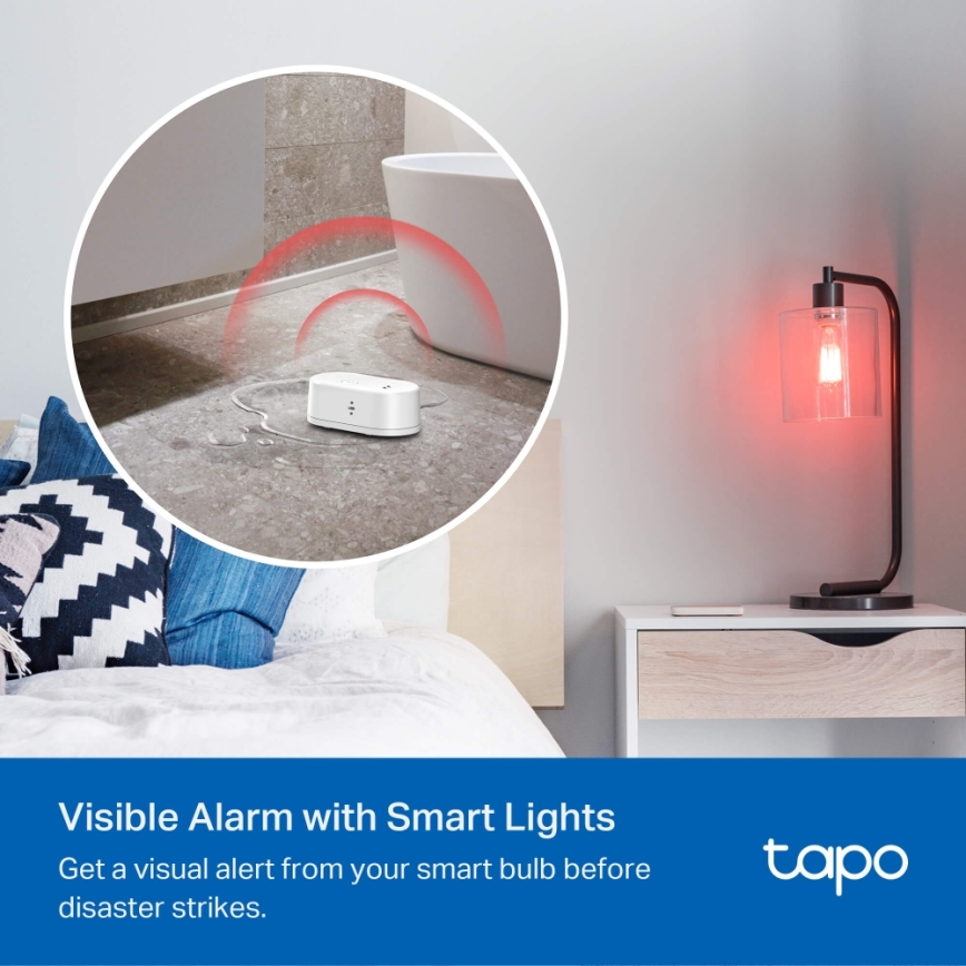 TP-Link - Slimme waterleksensor 2x AAA Wi-Fi