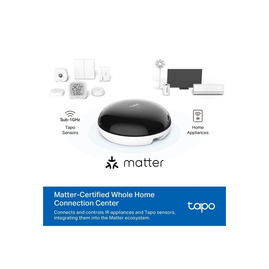 TP-Link - Slimme infraroodgateway Hub MATTER Wi-Fi