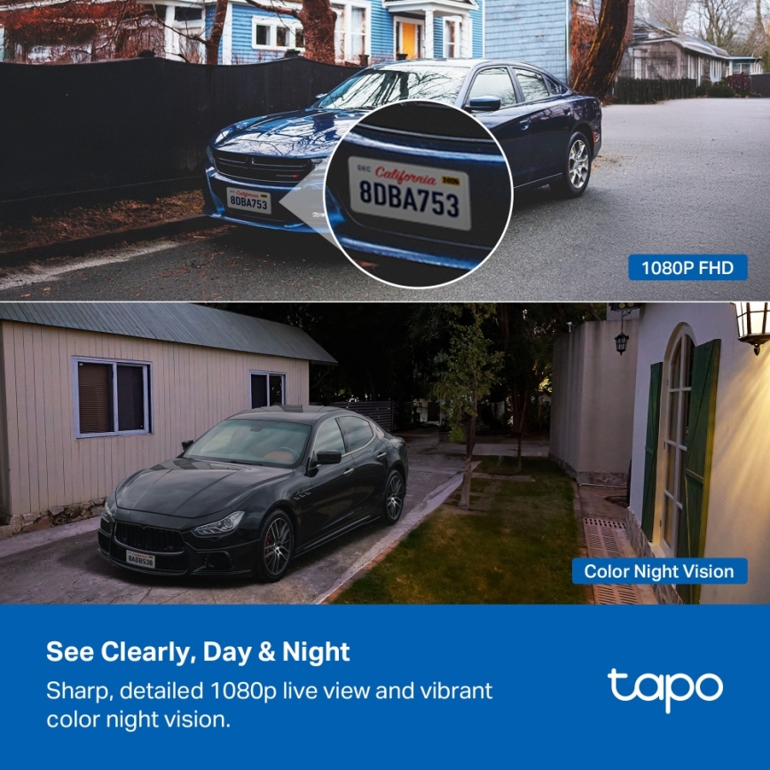 TP-Link - Slimme zonnecamera 5200 mAh 5V IP65