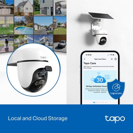 TP-Link - Slimme zonnecamera 5V IP65 Wi-Fi