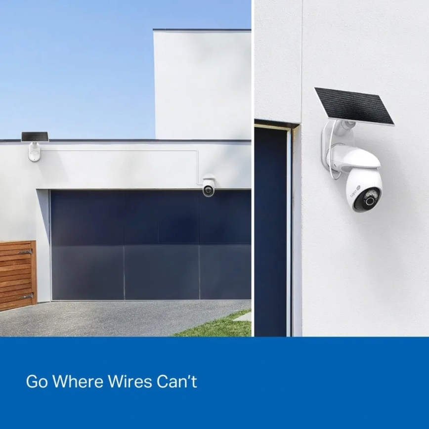 TP-Link - Zonnecamera voor buiten IP65 Wi-Fi