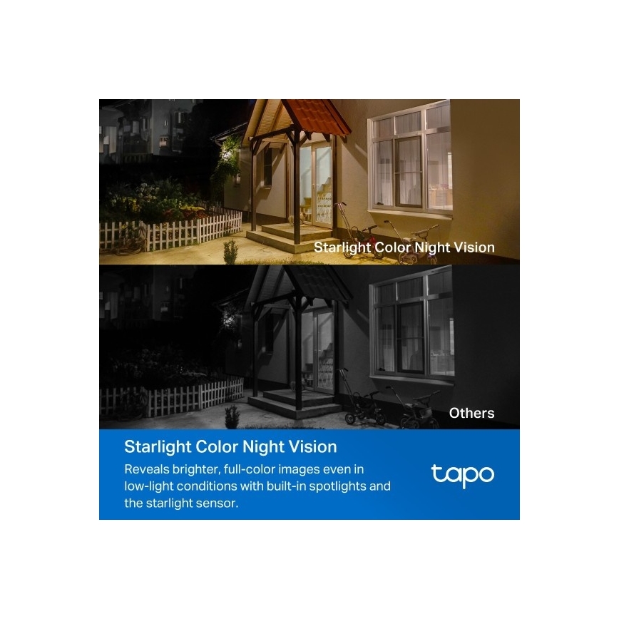 TP-Link - Zonnecamera voor buiten IP66 Wi-Fi