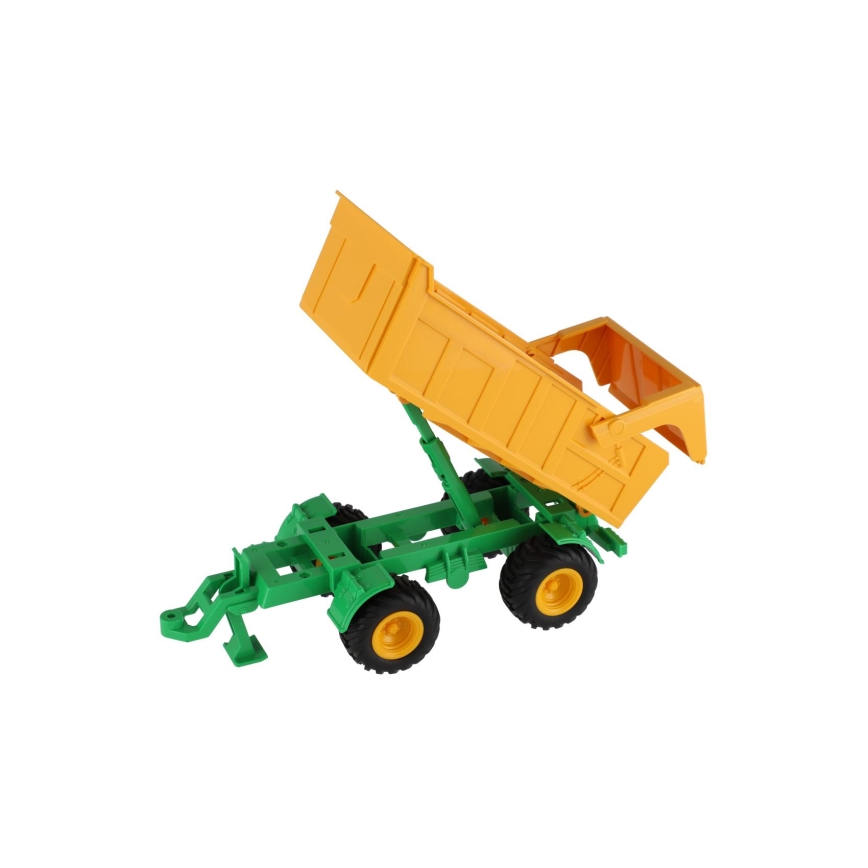 Tractor Zetor met aanhanger, 2xAA + afstandsbediening