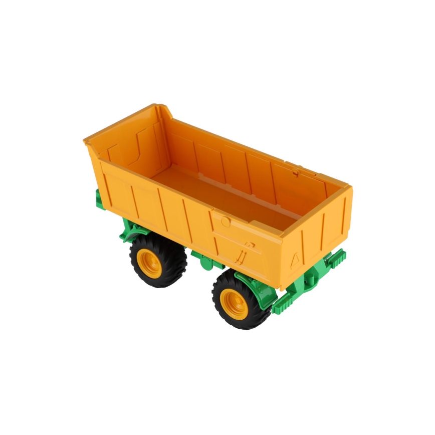 Tractor Zetor met aanhanger, 2xAA + afstandsbediening