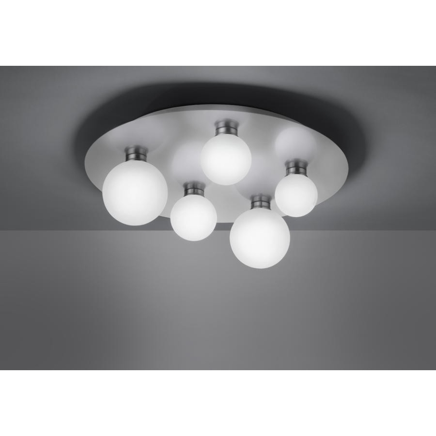 Trio - Dimbare LED RGB Plafond Lamp DICAPO 5xLED/3W/230V 3000-5000K + afstandsbediening
