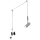 Trio - Hanglamp aan een koord CARLA 1xGU10/35W/230V