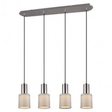Trio - Hanglamp aan een koord WAILER 4xGU10/5W/230V grijs