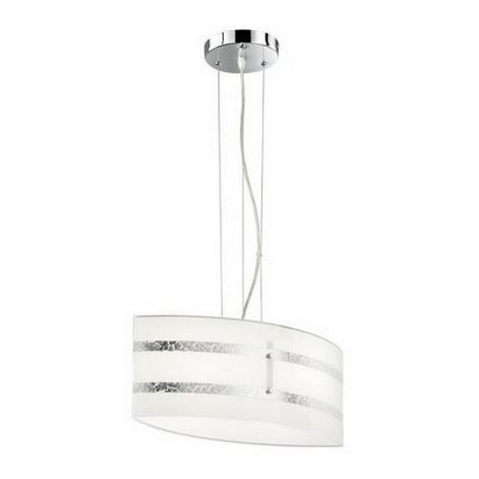 Trio - Hanglamp aan kabel NIKOSIA 2xE27/40W/230V zilver