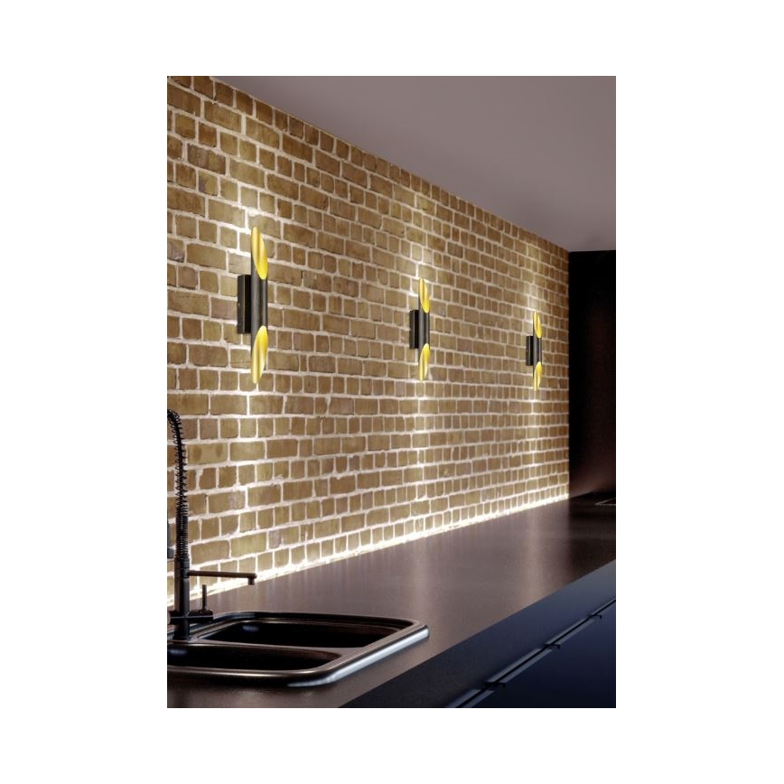 Trio - LED Wandlamp BOLERO 2xLED/3,1W/230V CRI 90 koper