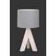 TRIO - Tafellamp GING 1xE14/40W/230W grijs
