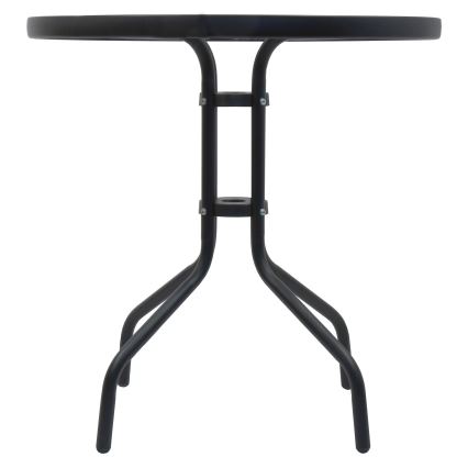 Tuin Tafel d. 70 cm zwart