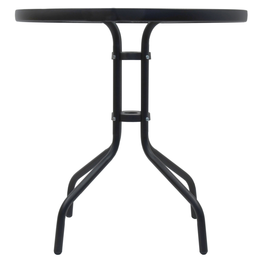 Tuin Tafel d. 70 cm zwart