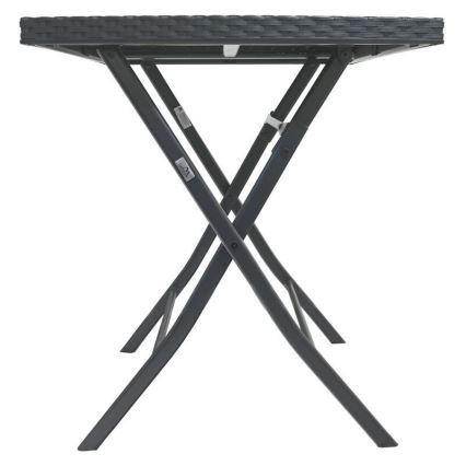 Tuintafel + 2x stoelen, grijs