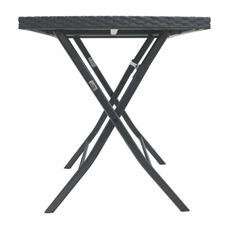 Tuintafel + 2x stoelen, grijs