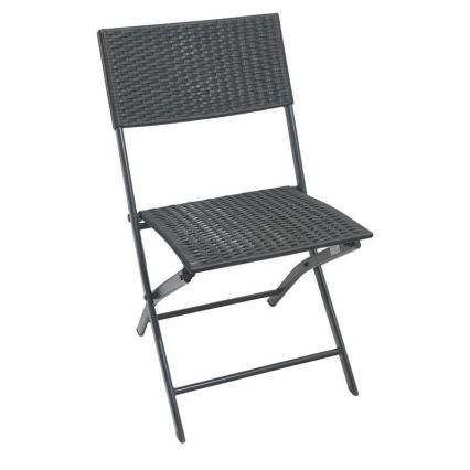 Tuintafel + 2x stoelen, grijs