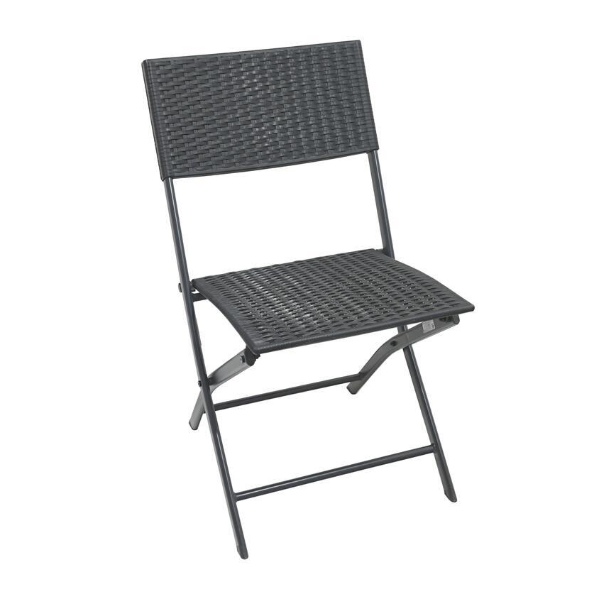Tuintafel + 2x stoelen, grijs