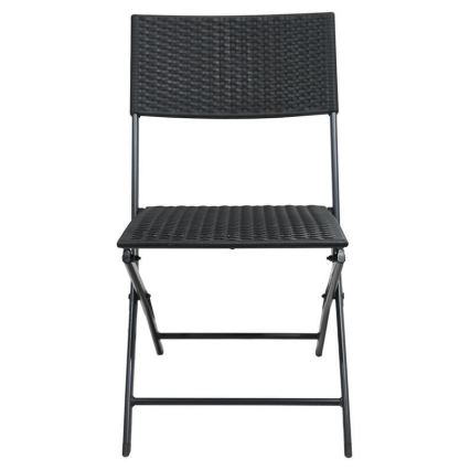 Tuintafel + 2x stoelen, grijs