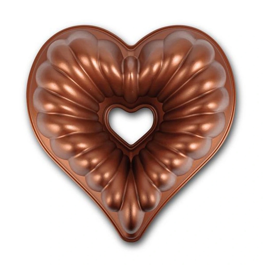 Tulbandvorm KITCHISIMO hart/koperkleurig