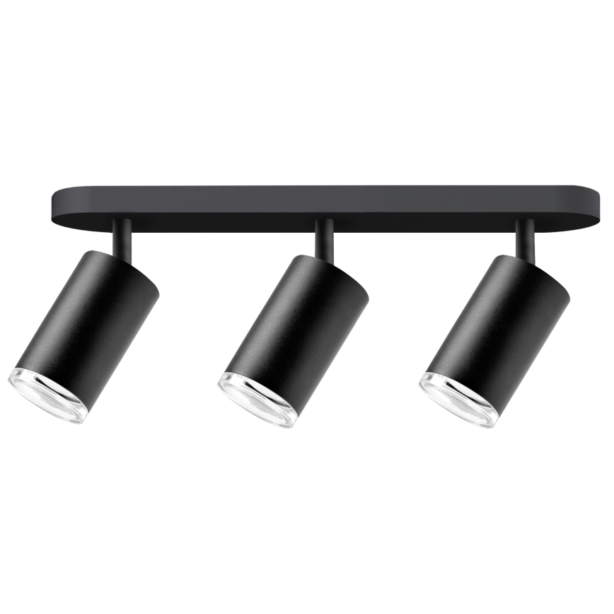 TURYN LED RGBW Dimbare Bad Inbouwspot 3xGU10/6,5W/230V 2700-6500K Wi-Fi IP44 Zwart
