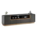 TV-meubel FRED antraciet/artisan eik