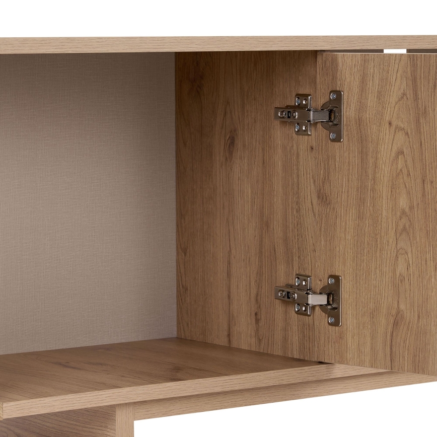 Tv-meubel KABIN 180x34 cm eiken