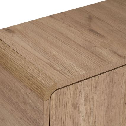 Tv-meubel KABIN 180x34 cm eiken
